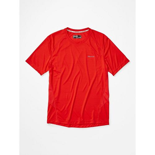 Marmot Windridge Clothes - Mens T-Shirts Red CA4031586 Canada